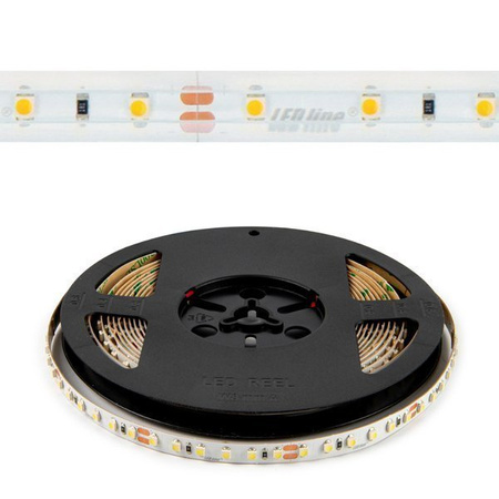Taśma LED line 300 SMD3528 12V 4,8W/m IP67 rolka 5m | czerwona
