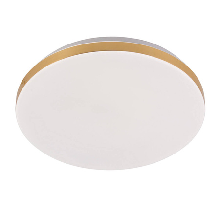 Plafon BABILON, złoty, okrągły średni, 24W LED, barwa neutralna 4000K