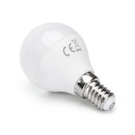 Żarówka LED E14 5W zimna 6500K kulka