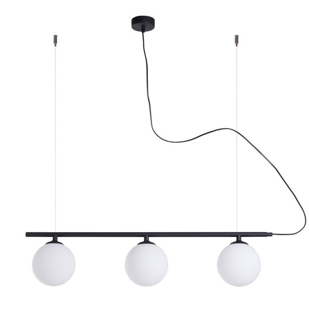 Aldex Lampa wisząca BERYL 3, 1006E_1, czarny/biały, 3x40W E14