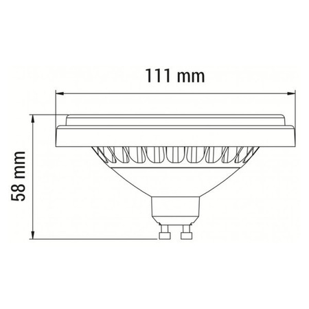 Oxyled PerfectColor LED ES111 12W 4000K kąt 120st WH | neutralna