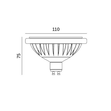 Żarówka LED ES111 / GU10 15W neutralna 4000K