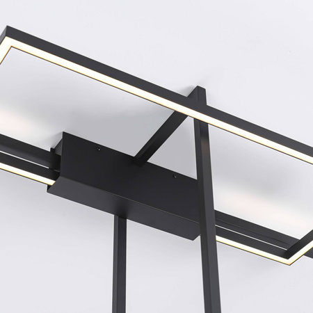 Lampa sufitowa Frame 3D, czarna, 60W LED, barwa neutralna 4000K