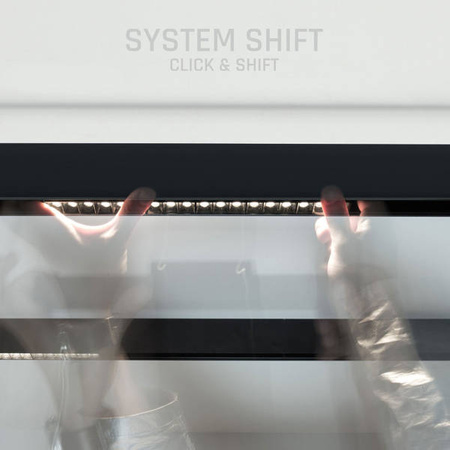 Oprawa szynoprzewodu SHIFT GRID M 30cm 17W biała ciepła | czarny