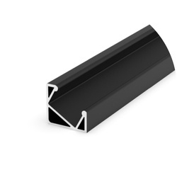Profil LED P3-4 kąt 30/60 100cm szer. 13mm | do osłonek C1/C4 | czarny