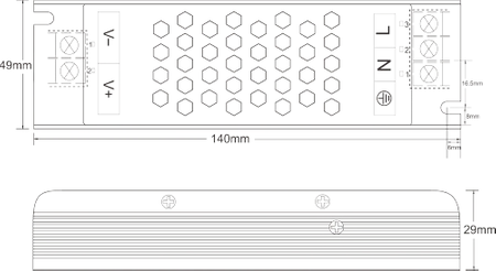 Zasilacz LED MPC-100-24 stałonapięciowy 24V 100W