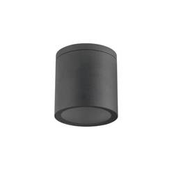 Zewnętrzna tuba na taras QUAZAR 18 czarna śr 9cm IP44