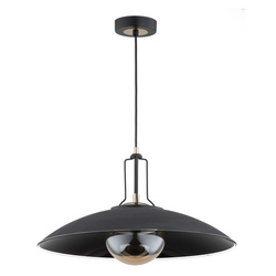 Lampa wisząca ALFA AURUS CZARNA 1xE14 47cm | 60969