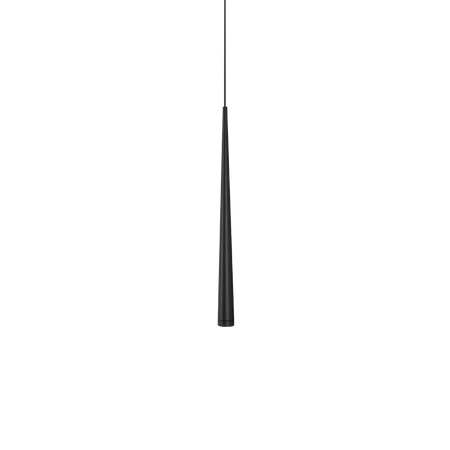 Lampa wisząca nowoczesna sopel BOSA 7W ciepła 3000K czarny śr. 2,7cm