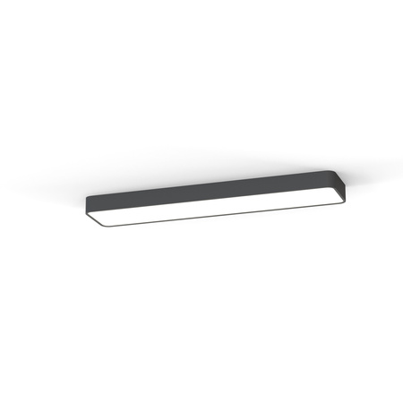 Lampa sufitowa SOFT CEILING LED GRAPHITE 2xT8 16W 90x20cm | grafitowy 7531