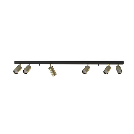 Listwa sufitowa kinkiet EYE SPOT BRASS  VI mosiądz szer. 119cm 8819