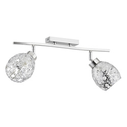 Lampa sufitowa nowoczesna spot MICHELLE chrom szer. 47cm