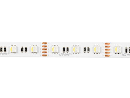 Profesjonalna Taśma LED 300 SMD5060 12V 19,2W/m 6500K 5m | RGBW zimna