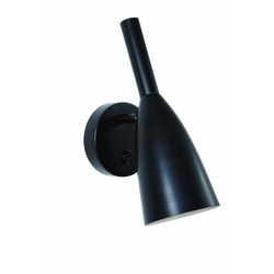 Kinkiet SOLIN, czarny, 1x40W E14