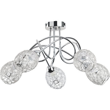 Lampa sufitowa ALFA VERA CHROM 5xE14 54cm | 17845