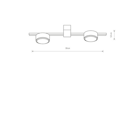 Plafon lampa sufitowa PILLS II LED | czarny