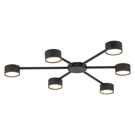 AVIA BLACK LAMPA SUFITOWA 6 PŁ 4692