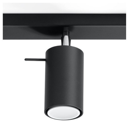 Plafon RING 3  punktowy Stal kolor czarny 12W LED, SL.0093