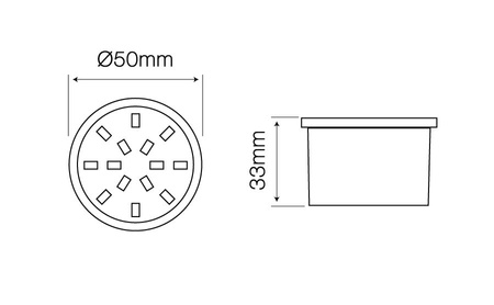 Żarówka insert LED line SMD 7W 550lm DIMM ściemnialna ciepła 2700K