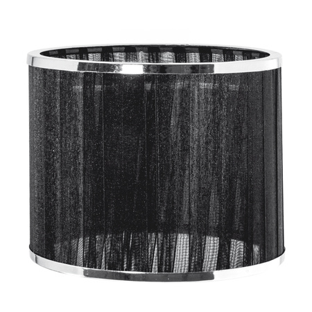 Lampa Wisząca Anina 3xE14 Max.25W Czarny Metal/Przezroczysty Kabel PCV/Czarno-Chromowy Klosz 17930304