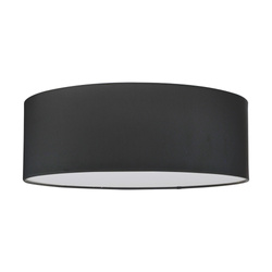 Lampa Sufitowa Josefina 1xLED Zintegrowana 1650lm 2700K 18W Biały Metal/Antracytowy Klosz Tkaniny 4783802