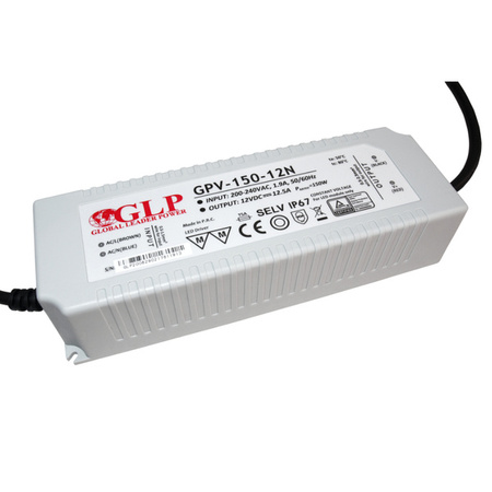 Zasilacz IP67 LED GLP GPV-150-12N 150W 12V/10A