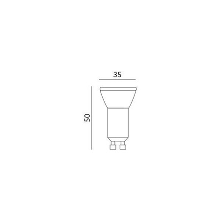 Żarówka LED MR11 4W GU10 barwa ZIMNOBIAŁA