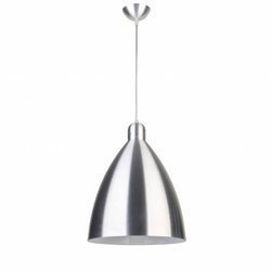 Nowoczesna lampa wisząca CESTA śr 20,5cm | chrom