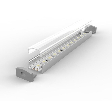 Profil LED P4-1 200cm szer. 15mm | do osłonek C1/C4/C11/C13 | biały