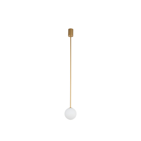 Lampa wisząca KIER M SATIN GOLD 96cm G9 | złoty satynowy 10306