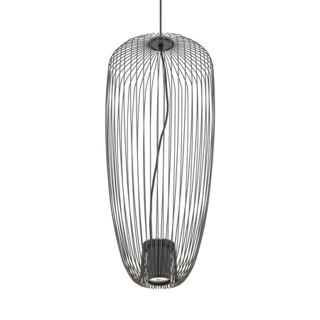 Lampa wisząca PUMPKIN S szer. 27cm GU10 | szary 11243
