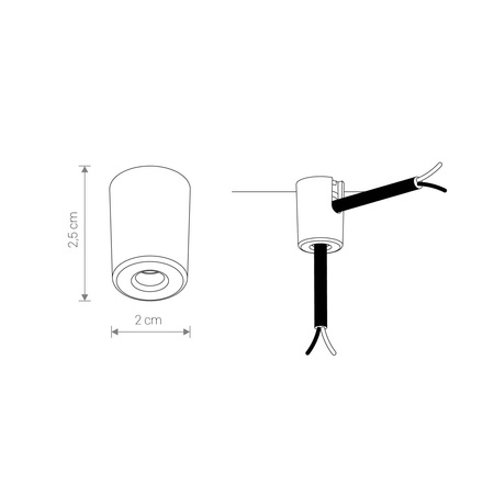 Element montażowy "CAMELEON MOUNTING A WHITE" - zestaw 3szt 8396