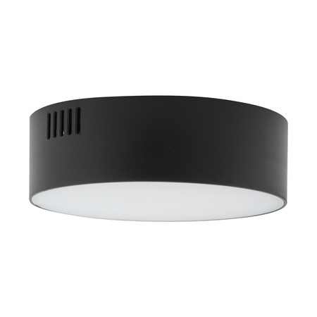 Plafon LID ROUND LED 11cm 15W barwa ciepła 3000K | czarny 10406