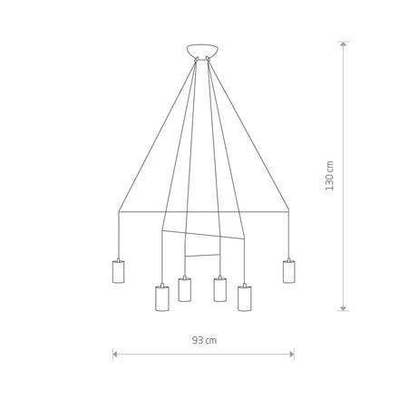 Lampa wisząca IMBRIA BLACK VI 9677