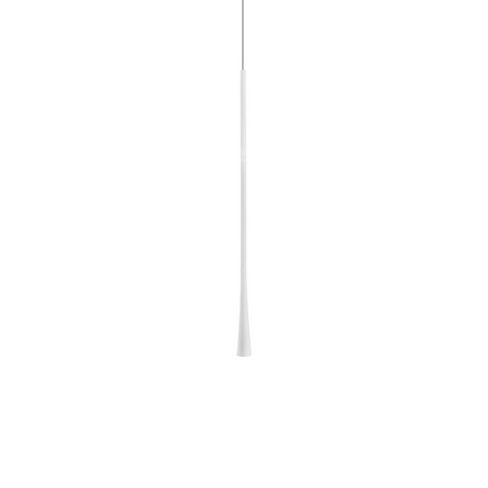 Lampa wisząca nowoczesna sopel ARTA 7W ciepła 3000K biały śr. 3,2cm