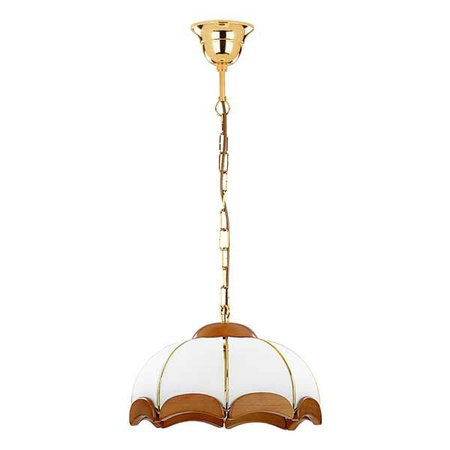 Lampa wisząca ALFA SIKORKA DREWNIANA 1xE27 32cm | 766