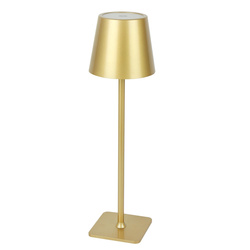 LED line LITE Lampa stołowa TAZA 3,5W 400lm CCT IP54 złota 2x2000mAh