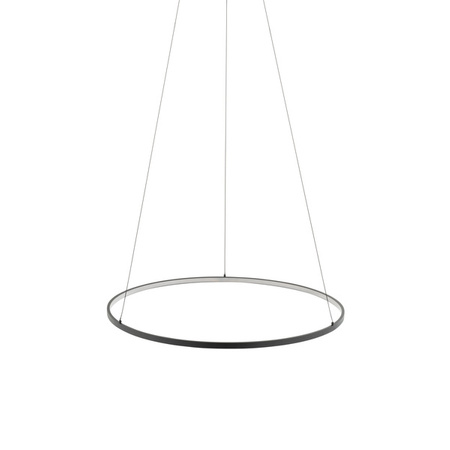 Lampa wisząca CIRCOLO LED szer. 60cm 21W barwa neutralna 4000K | czarny