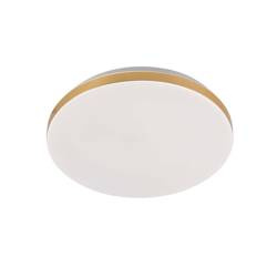 Plafon BABILON, złoty, okrągły mały, 18W LED, barwa neutralna 4000K