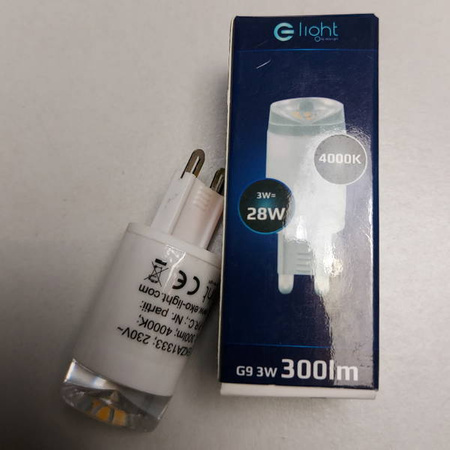 Żarówka G9 LENS LED 3W Ceramic barwa neutralna 4000K