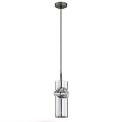 Lampa wisząca ALFA KAPRIS GRAFITOWA 1xE27 13cm | 60577