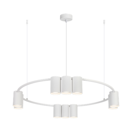 Lampa wisząca (koło) GENESIS WHITE 10xGU10