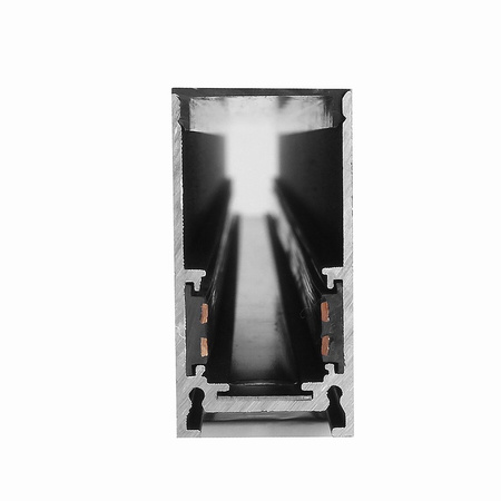 Szyna natynkowa LED DOMENO magnetyczna 48V LL-20B 100cm | czarna