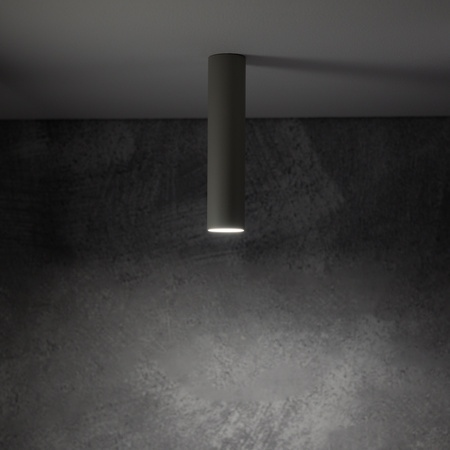 Lampa punktowa FOURTY SILK GRAY S 18,5cm GU10 R35 | szary 