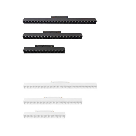 Oprawa szynoprzewodu SHIFT GRID M 30cm 17W biała ciepła | czarny