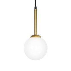 Lampa sufitowa nowoczesna PARMA I czarny/biały śr. 14cm