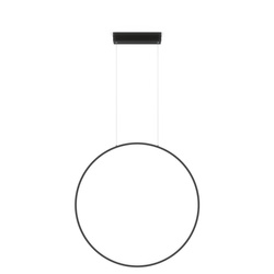 Lampa wisząca Mirror czarna LED CCT