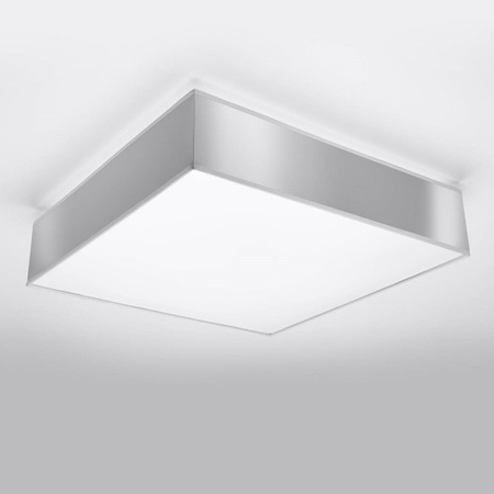 Plafon Sollux HORUS 45 Lampa sufitowa PVC, Stal, szary 3 x 15W LED, SL.0140