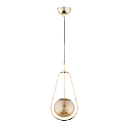 Lampa wisząca EL DORADO E14  wys.95 cm  |  Czarna złota