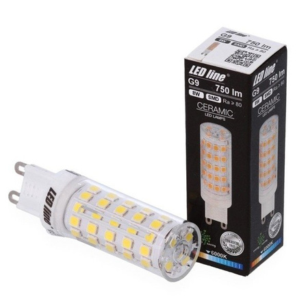 Żarówka Led G9 8W zimna 6000K